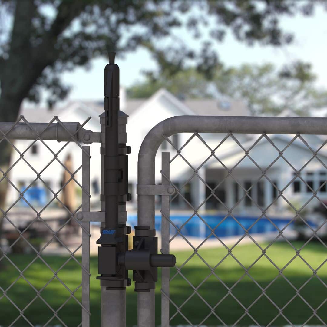 Outdoor Gate 5-Foot Adjustable Chain Link Gate Kit - Galvanized Anti-Sag  Design Galvanized Steel Gate